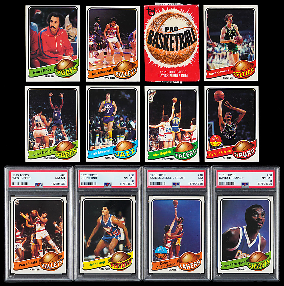 1979-1980 Topps Basketball High-Grade Set (132) with (4) PSA Graded Stars