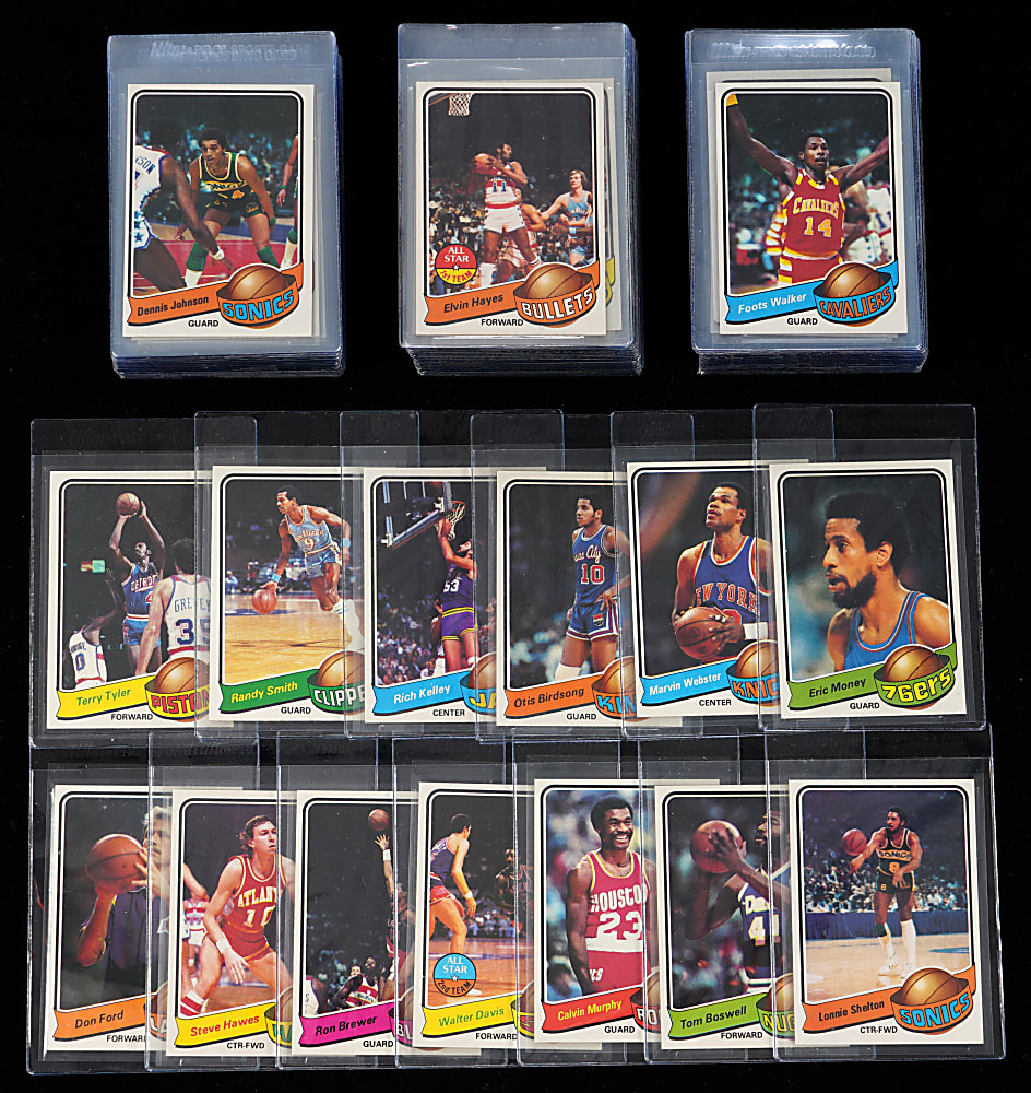 1979-1980 Topps Basketball High-Grade Set (132) with (4) PSA Graded Stars
