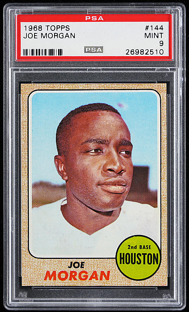 1968 Topps #144 Joe Morgan PSA MINT 9