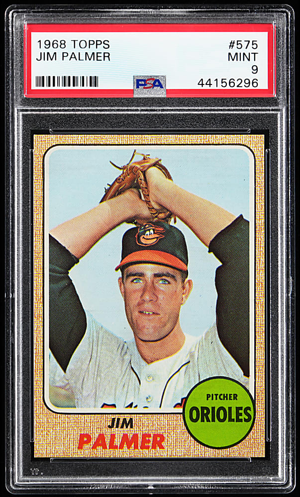 1968 Topps #575 Jim Palmer PSA MINT 9