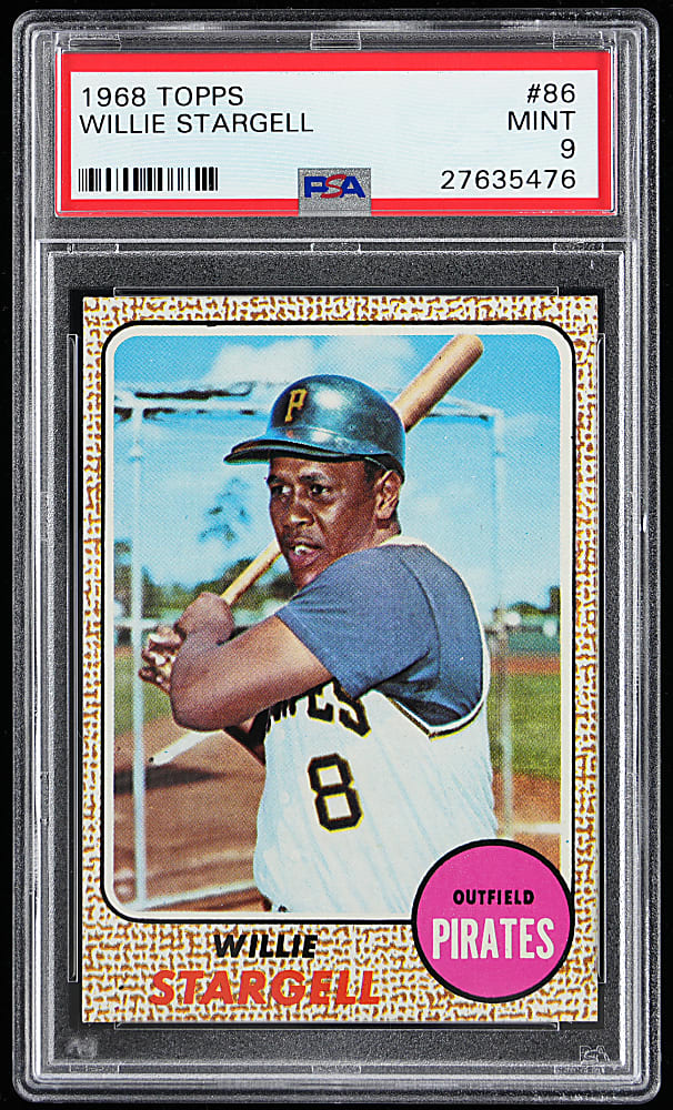 1968 Topps #86 Willie Stargell PSA MINT 9