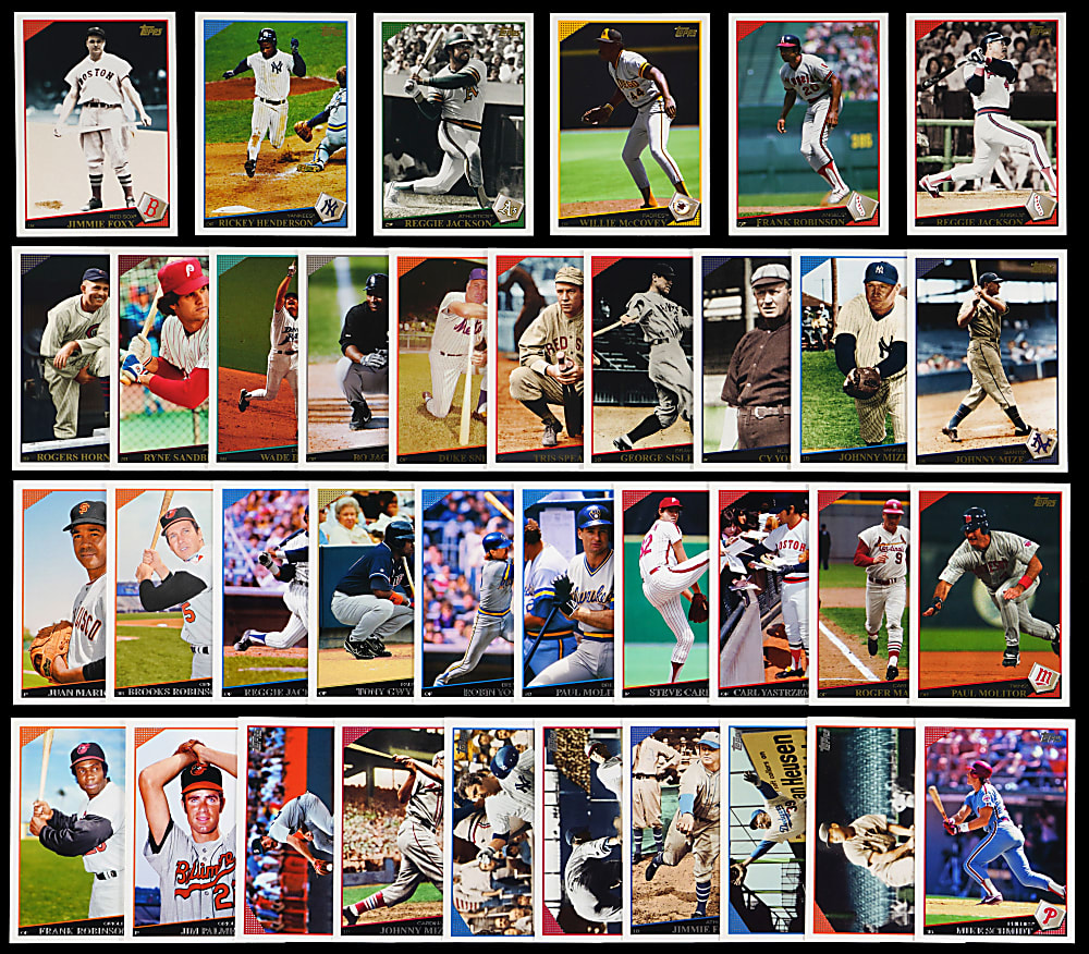 2009 Topps Legends Variations Near Set (51/59)