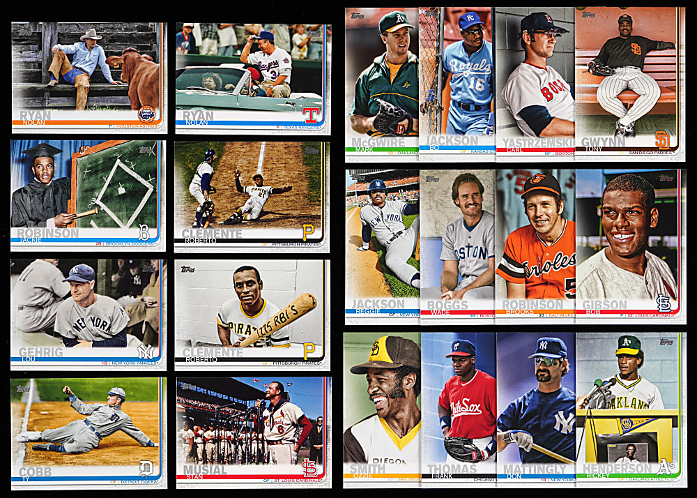 2019 Topps Legends Variations Near Set (87/90)