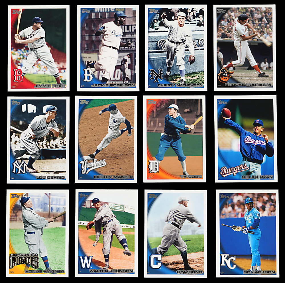 2010 Topps Legends Variations Near Set (56/62)