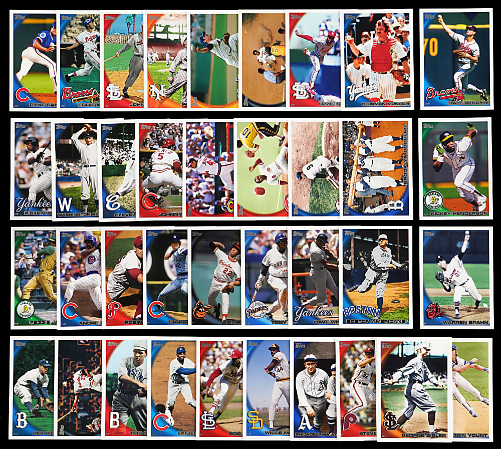 2010 Topps Legends Variations Near Set (56/62)