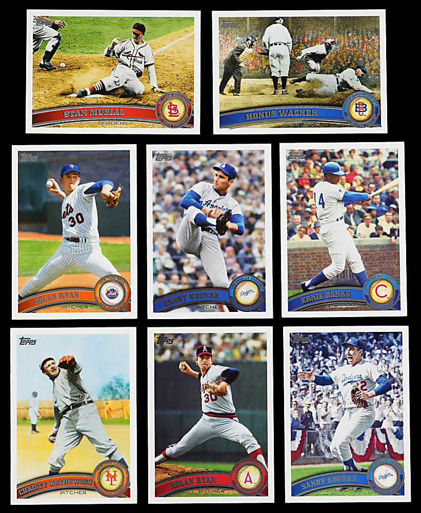 2011 Topps Legends Variations Near Set (65/74)