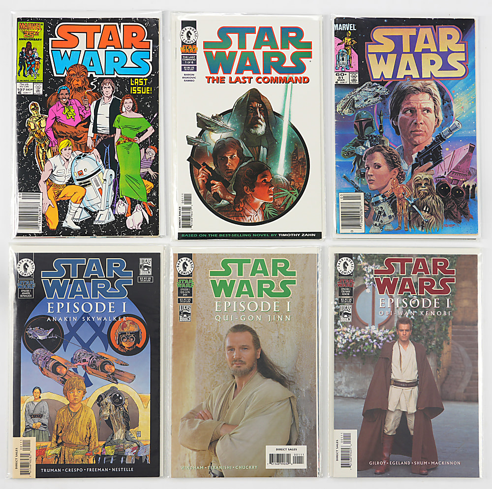 1990s-2000s Dark Horse Star Wars Collection (232) with Heir to the Empire #1 1st Mara Jade, 1st Admiral Thrawn