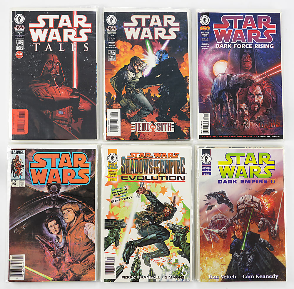 1990s-2000s Dark Horse Star Wars Collection (232) with Heir to the Empire #1 1st Mara Jade, 1st Admiral Thrawn