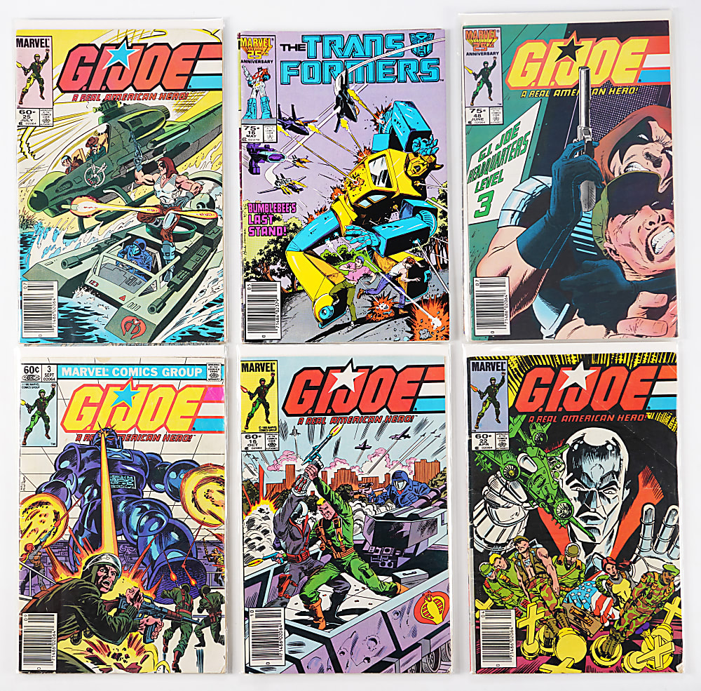 1980s-2000s Marvel/Other G.I. Joe & Transformers Collection (138) with #1 Issues
