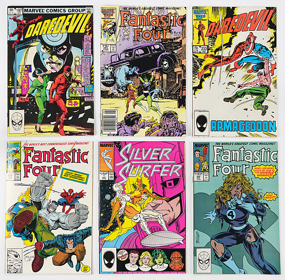 1980s-2000s Marvel Comic Treasure Chest Bundle (550+) with Fantastic Four & Daredevil