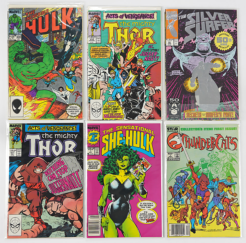 1980s-2000s Marvel Comic Treasure Chest Bundle (550+) with Fantastic Four & Daredevil