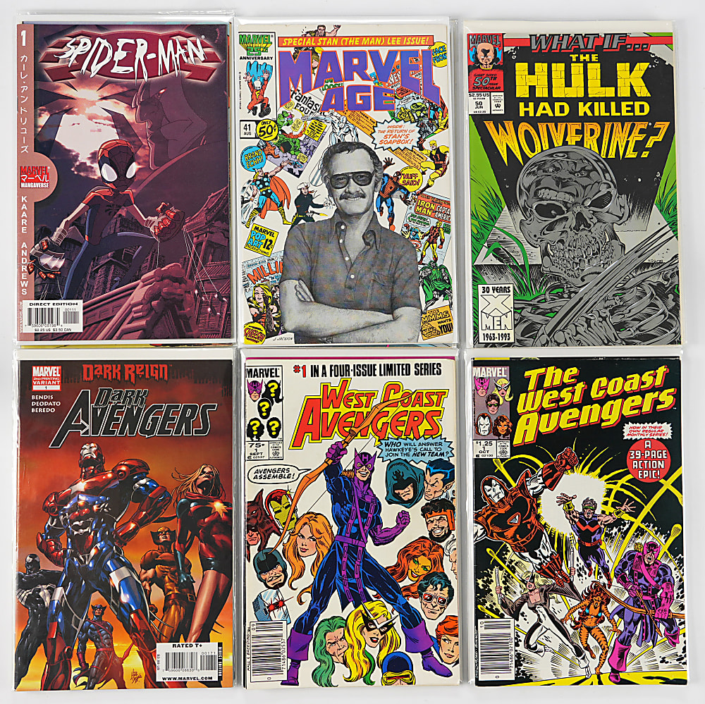1980s-2000s Marvel Comic Treasure Chest Bundle (550+) with Fantastic Four & Daredevil
