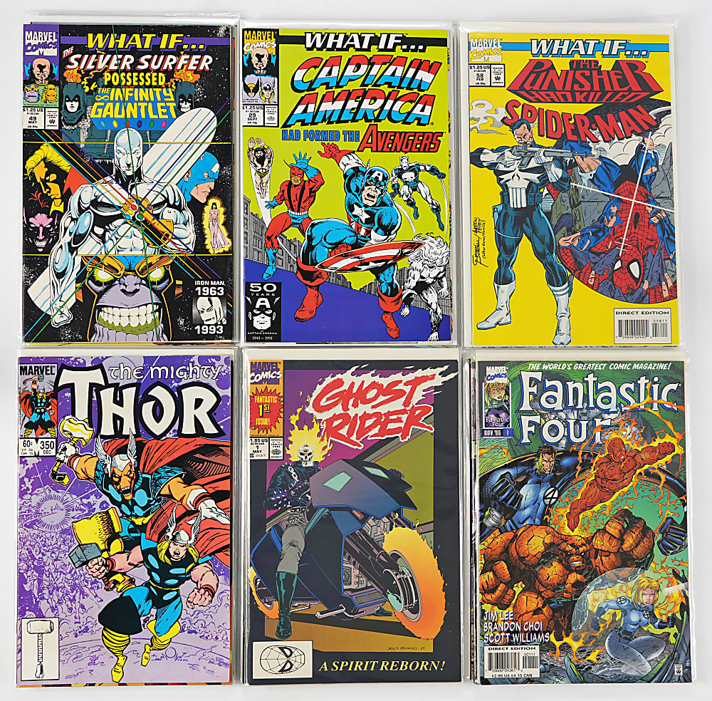 1980s-2000s Marvel Comic Treasure Chest Bundle (550+) with Fantastic Four & Daredevil
