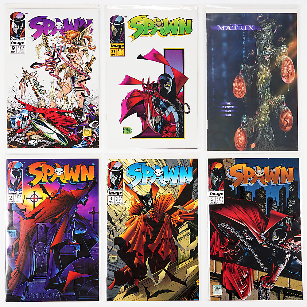 1980s-2000s Independent Comic Treasure Chest Bundle (480+) with Spawn Run & CGC 8.0 Tank Girl #1