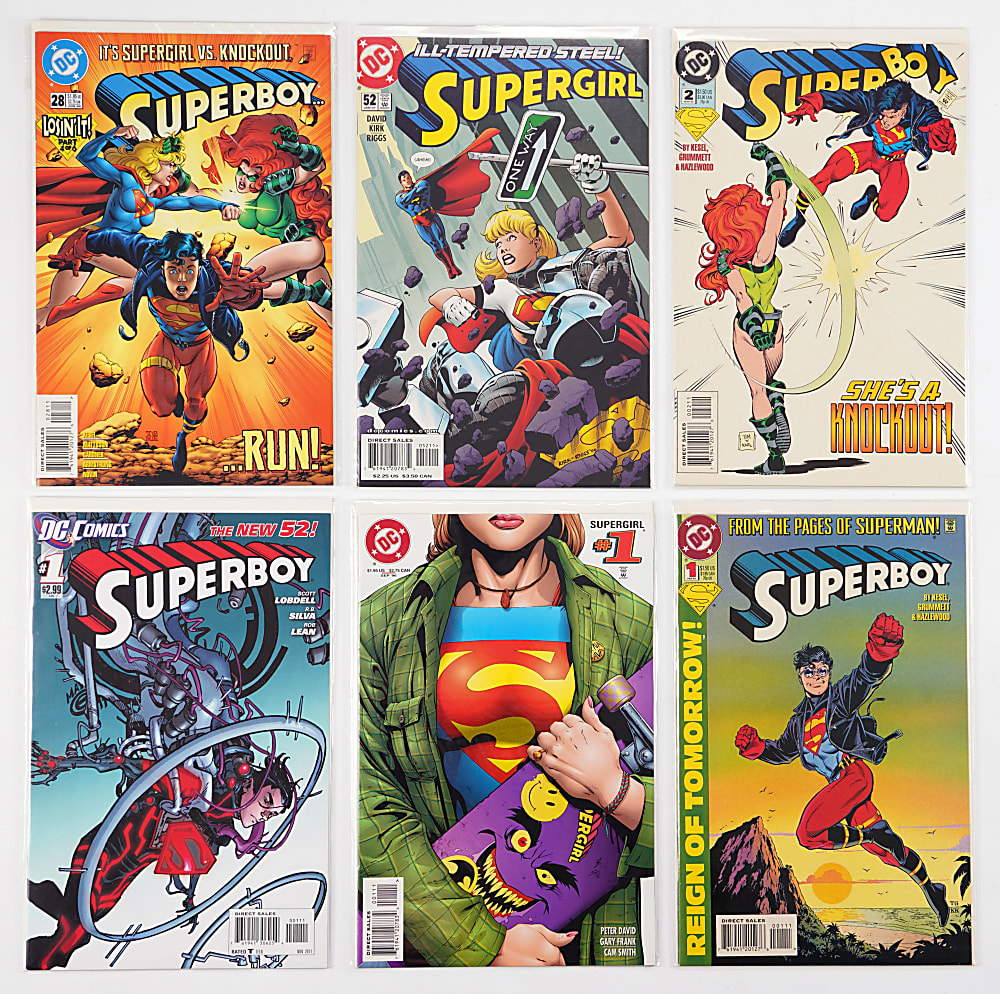 1980s-2000s DC Superman Related Comic Collection (289) with Superboy & Supergirl Runs