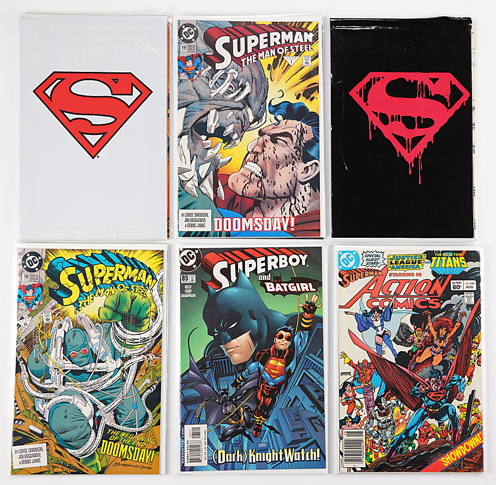 1980s-2000s DC Superman Related Comic Collection (289) with Superboy & Supergirl Runs