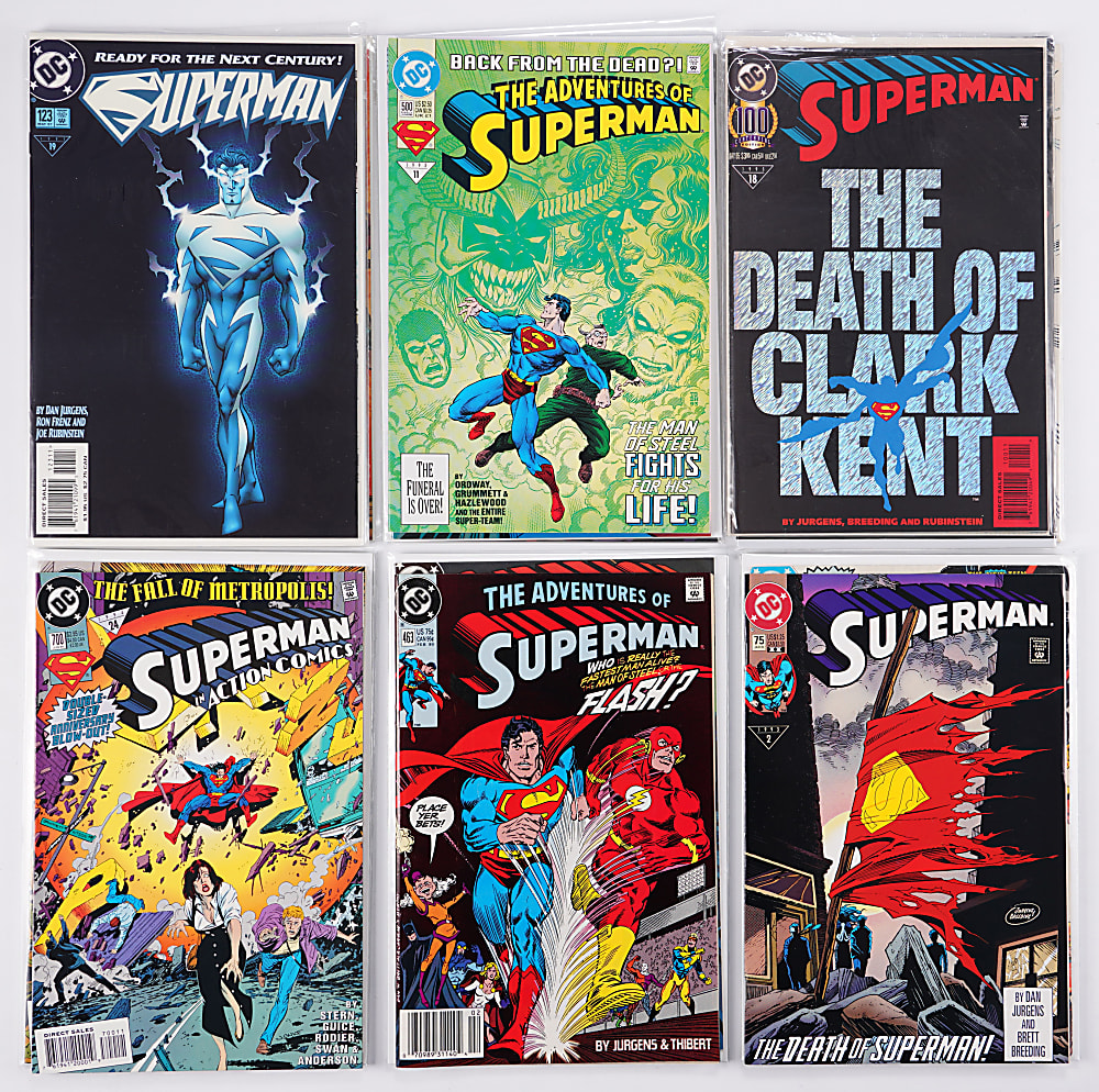 1980s-2000s DC Superman Related Comic Collection (289) with Superboy & Supergirl Runs