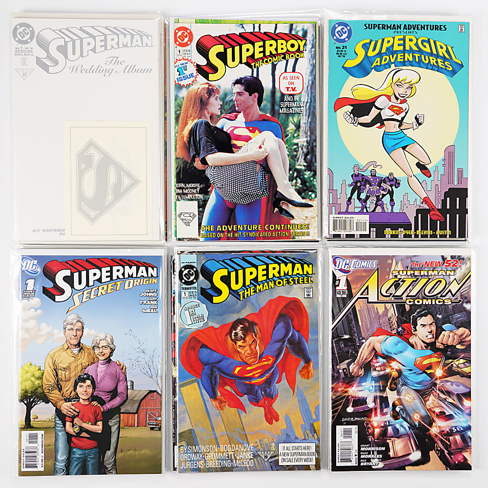 1980s-2000s DC Superman Related Comic Collection (289) with Superboy & Supergirl Runs
