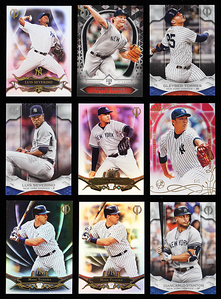 2012-2022 Topps Tribute New York Yankees Numbered Parallel Collection (161) with Near Rainbows & (19) #1/1 Including (2) Superfractors