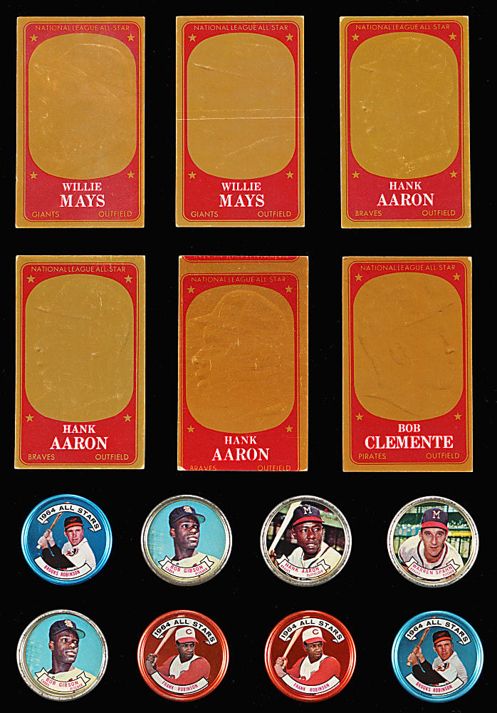 1964-1967 Topps Insert Collection (195) with (60) Hall of Famers Including (5) Mickey Mantle