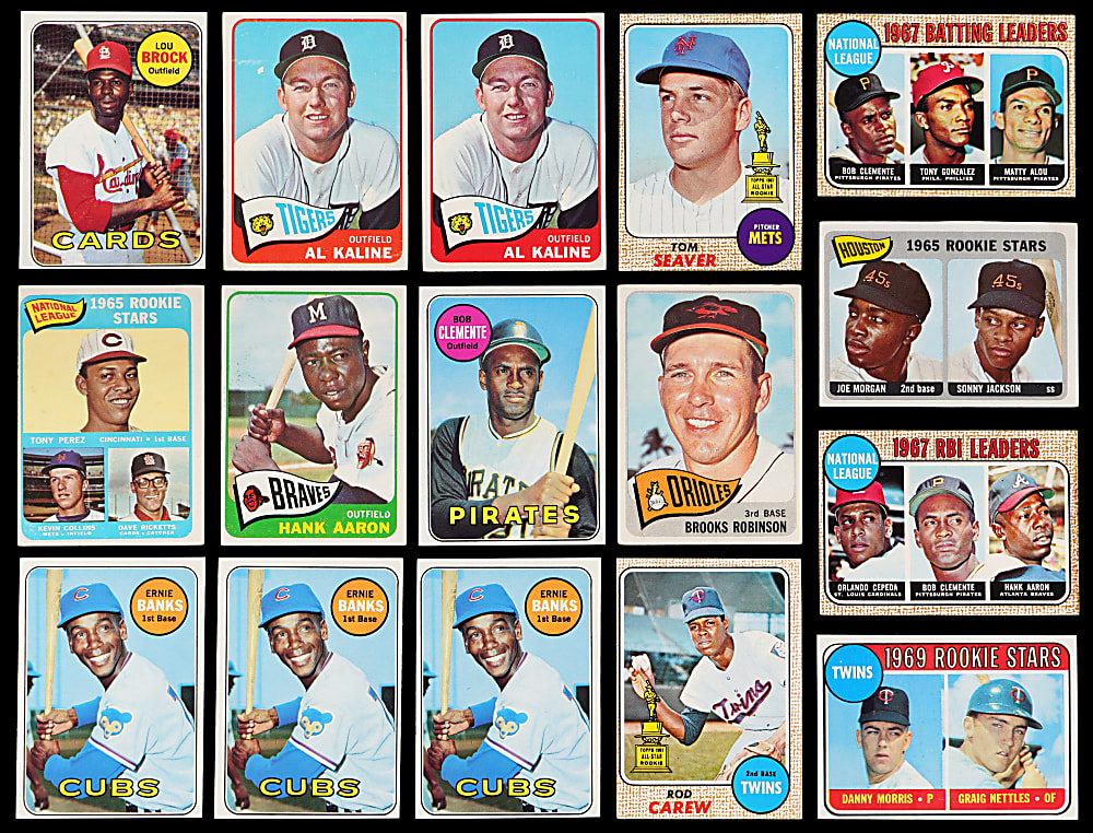 1965-1969 Topps Shoebox Collection (676) with (60+) Hall of Famers