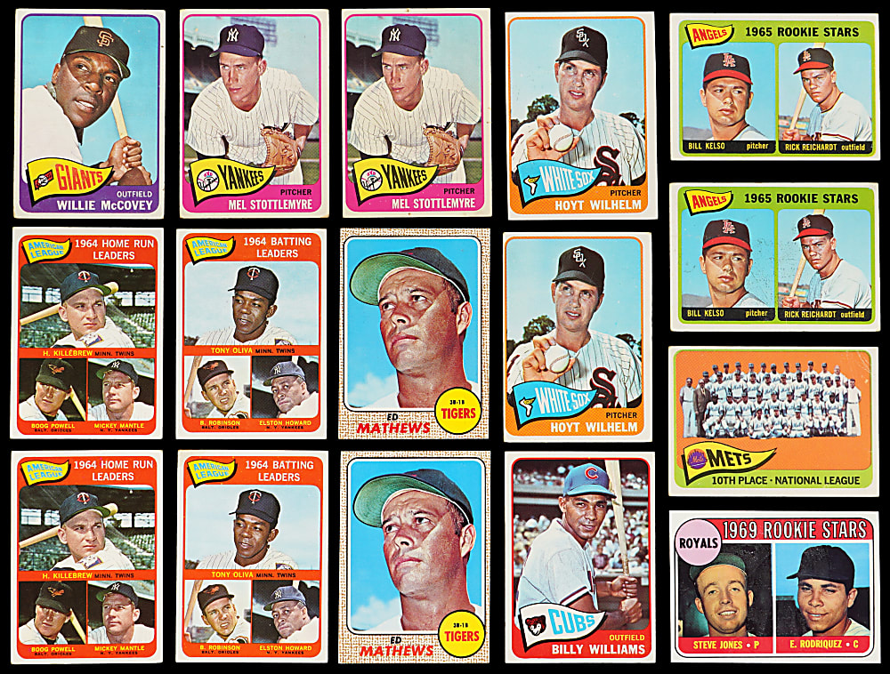 1965-1969 Topps Shoebox Collection (676) with (60+) Hall of Famers