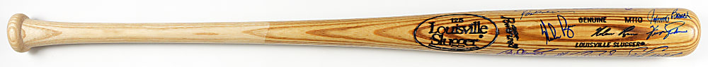 1986-1989 Nolan Ryan Pro-Model Louisville Slugger Bat Signed by (14) Stars & Hall of Famers Including Bonds, Gwynn, Rose & Ryan