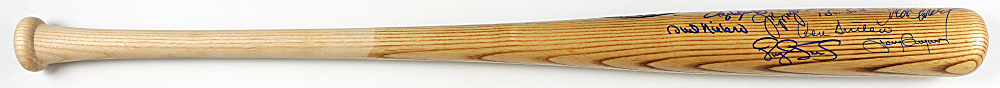 1986-1989 Nolan Ryan Pro-Model Louisville Slugger Bat Signed by (14) Stars & Hall of Famers Including Bonds, Gwynn, Rose & Ryan