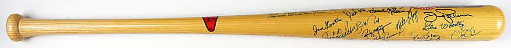 1989 Baltimore Orioles Cooperstown Bat Signed by (30) Including (5) Hall of Famers & Many Stars