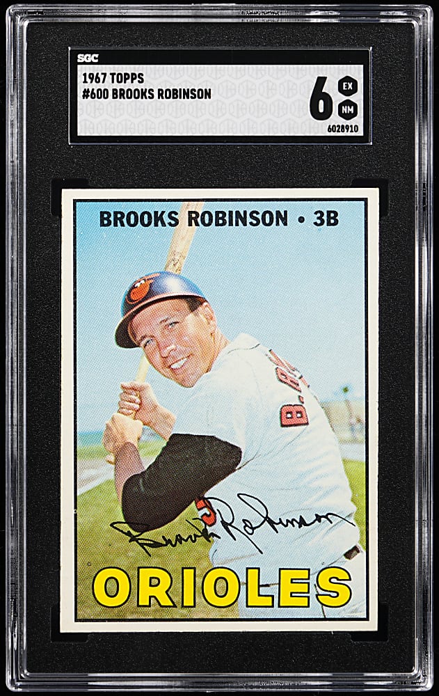 1967 Topps #600 Brooks Robinson High Number SGC EX/NM 6