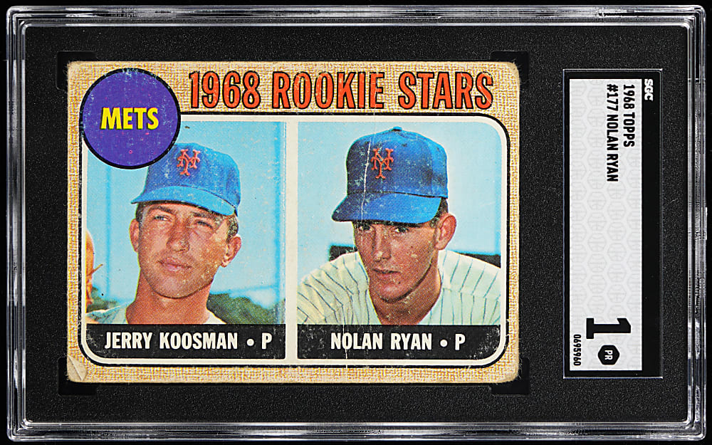 1968 Topps #177 Nolan Ryan SGC POOR 1