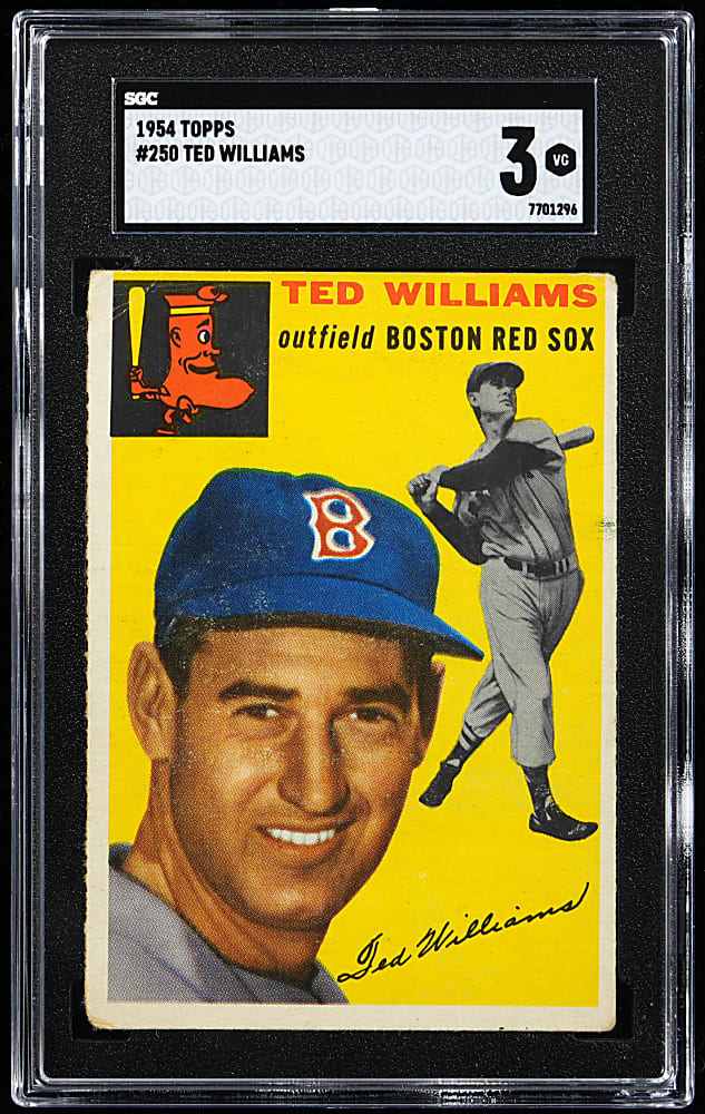 1954 Topps #250 Ted Williams SGC VG 3