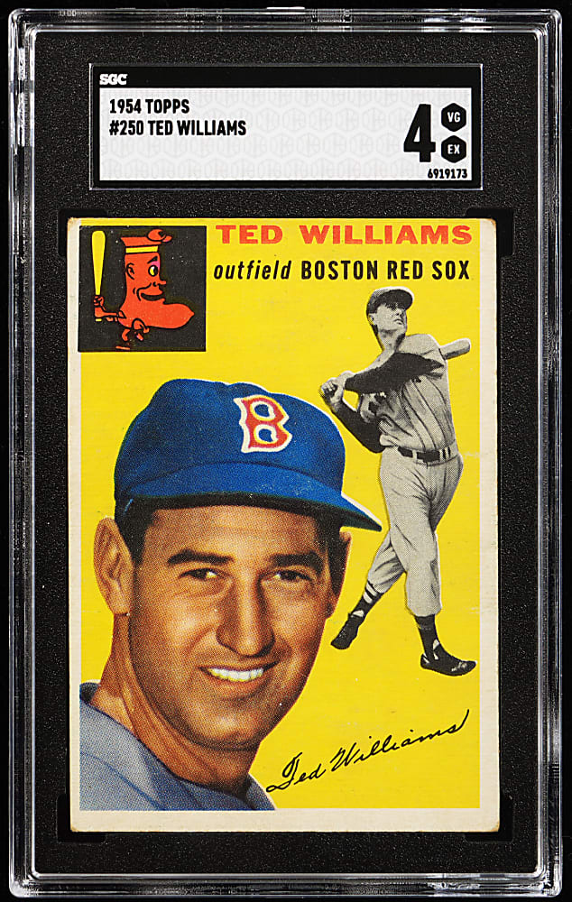 1954 Topps #250 Ted Williams SGC VG/EX 4