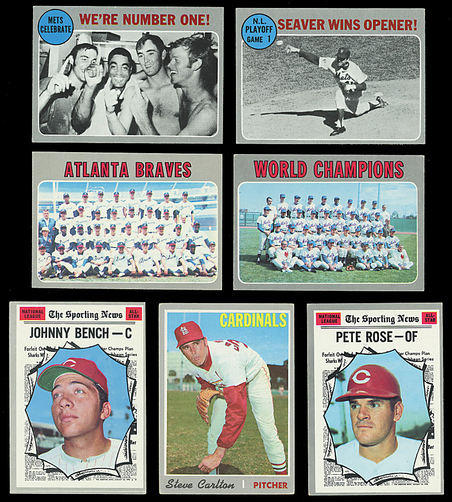1970 Topps Partial Set (460/720) with (50+) Hall of Famers