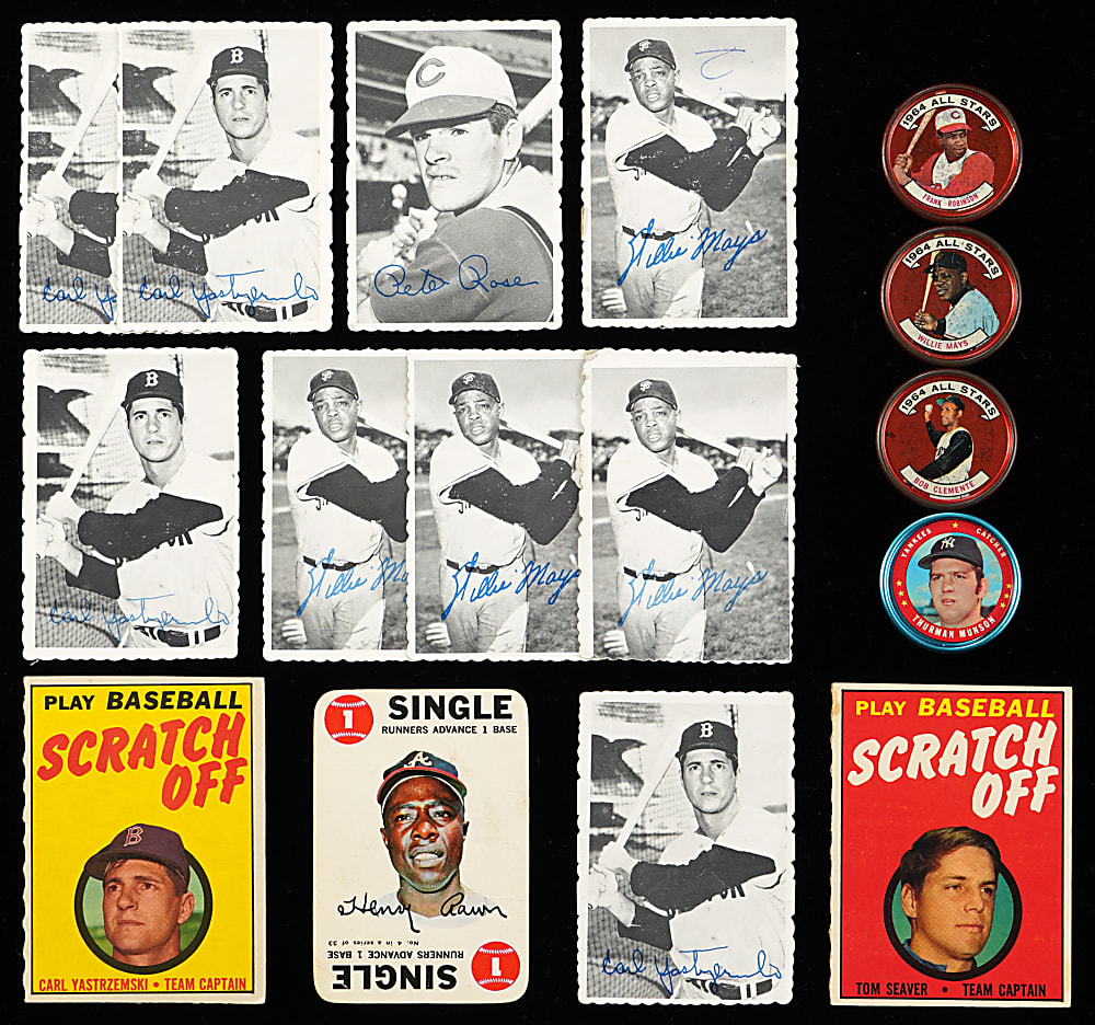 1964-1971 Baseball Oddball Collection (350+) with 1969 Deckle Master Set (35), 1968 Topps Game Near Set (30/33) & 1970 Topps Super Near Set (25/33)