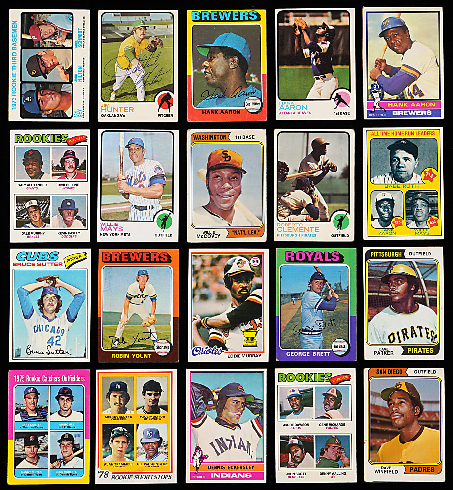 1973-1978 Topps Complete Set Run Plus Extras