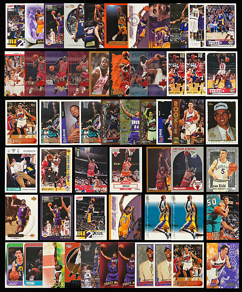 1980s-Modern Basketball Hall of Fame Collection (4,000+) with (150+) Michael Jordan, (200+) Kobe Bryant & (50+) Rookies