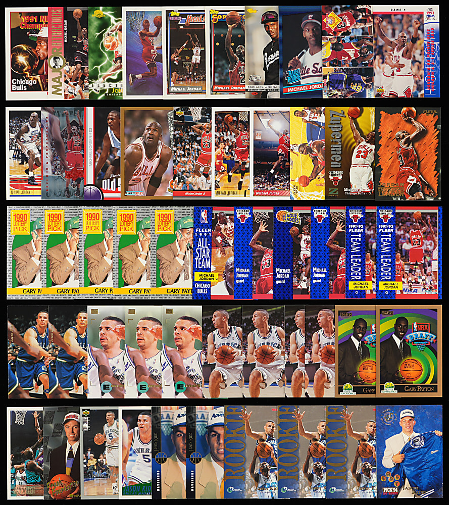 1980s-Modern Basketball Hall of Fame Collection (4,000+) with (150+) Michael Jordan, (200+) Kobe Bryant & (50+) Rookies