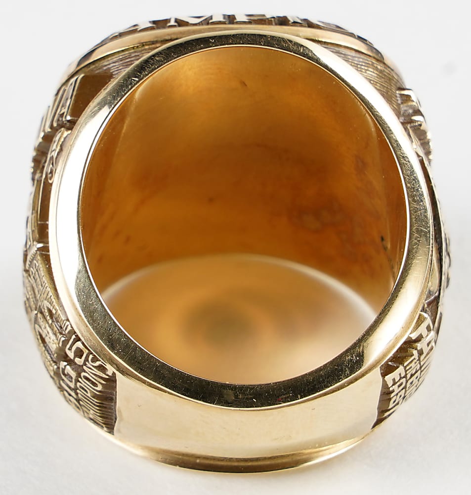 1985 Villanova Wildcats NCAA Basketball National Championship Ring - Presented to Assistant Athletic Director Larry Shane