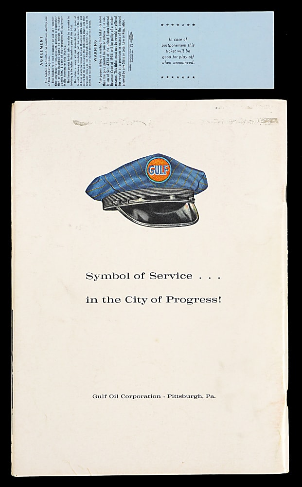 1959 MLB All-Star Game Program & Full Ticket