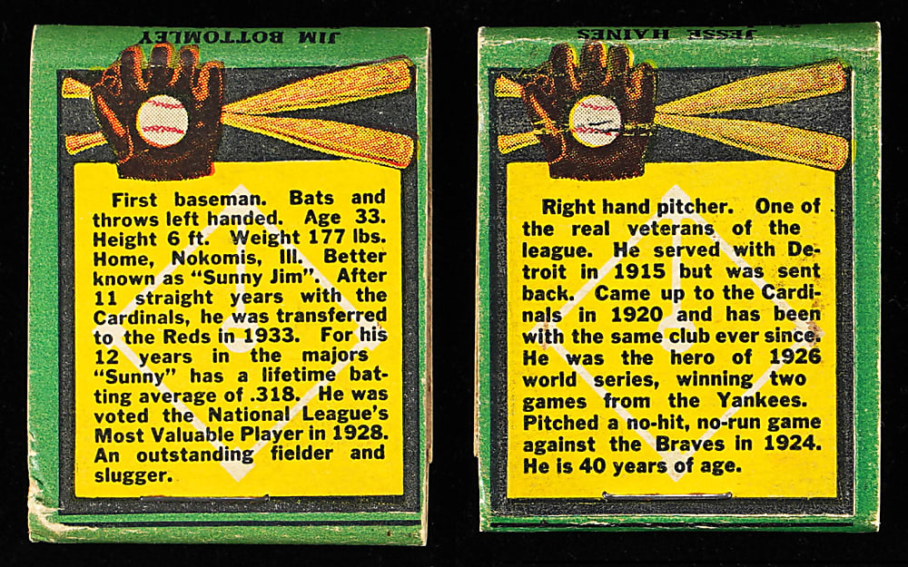 1934 Diamond Matchbook Silver Border Fully Intact Collection (53)