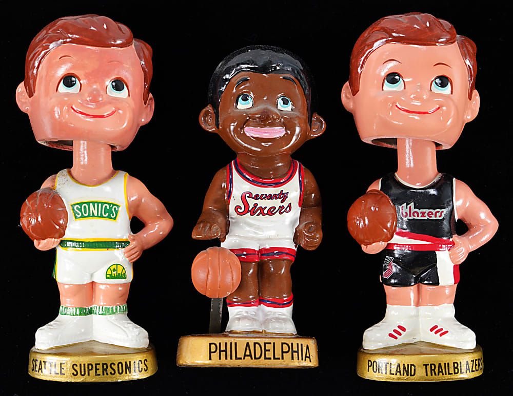 1960s NBA Bobblehead & Lil' Dribbler Group (3)