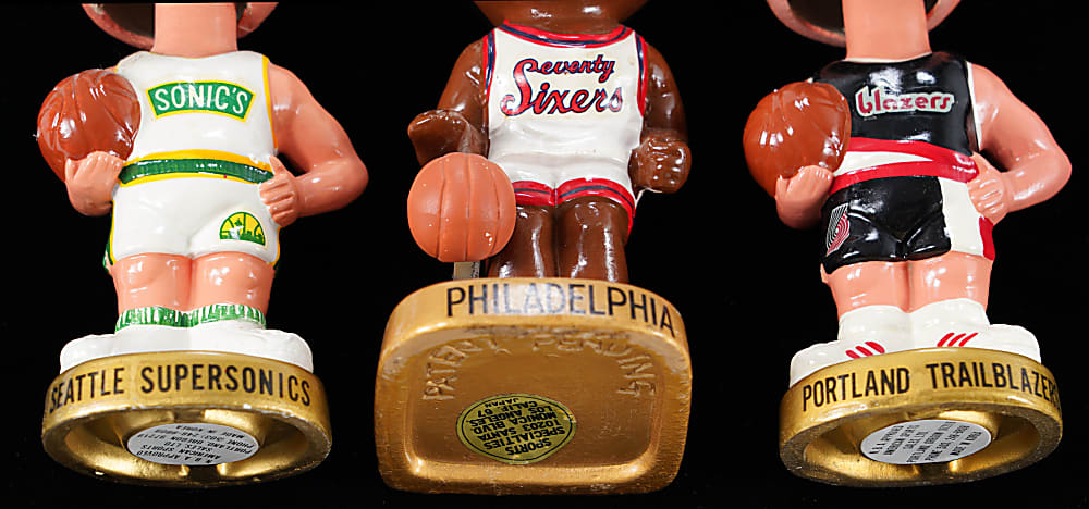 1960s NBA Bobblehead & Lil' Dribbler Group (3)