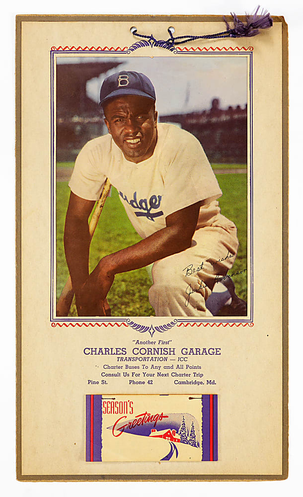 1952 Jackie Robinson Wall Calendar - Complete