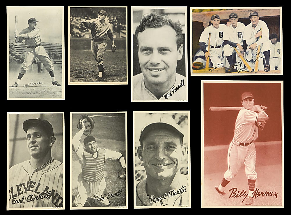 1929-1939 Pre-War "R" Type Collection (30) with (6) Hall of Famers