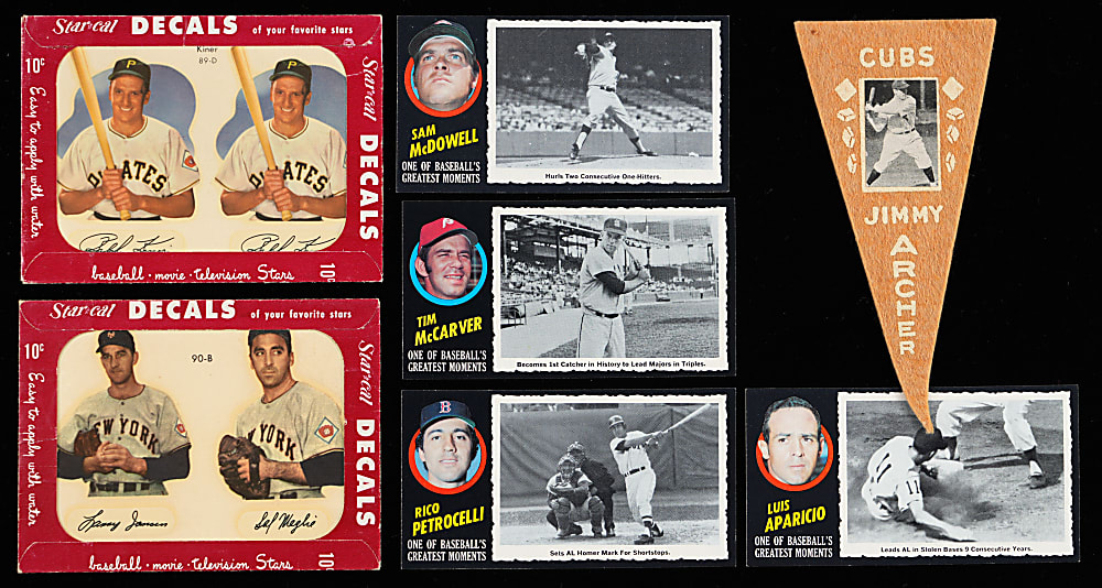 1909-1971 Baseball Type Card Collection (18)