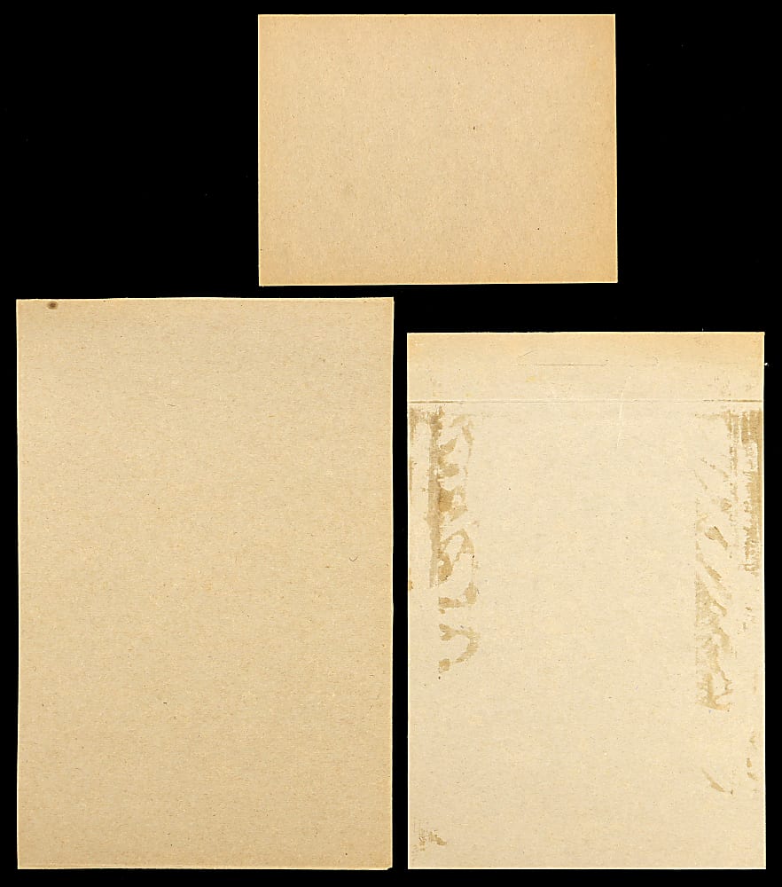 1961-1962 Post Cereal Baseball & Football Uncut Panels (3) with (16) Total Cards