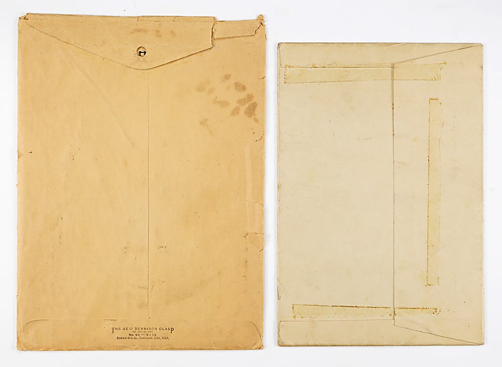 1939 World Champion New York Yankees Team-Signed Baseball Centennial Oversized Envelope with DiMaggio & Dickey