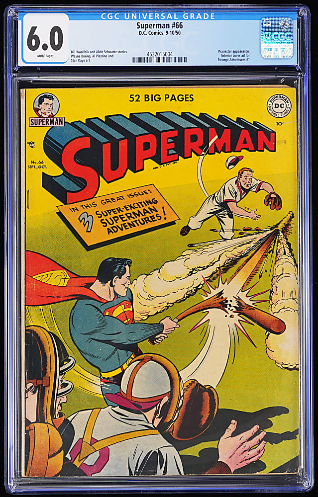 1950 DC Superman #66 - CGC 6.0
