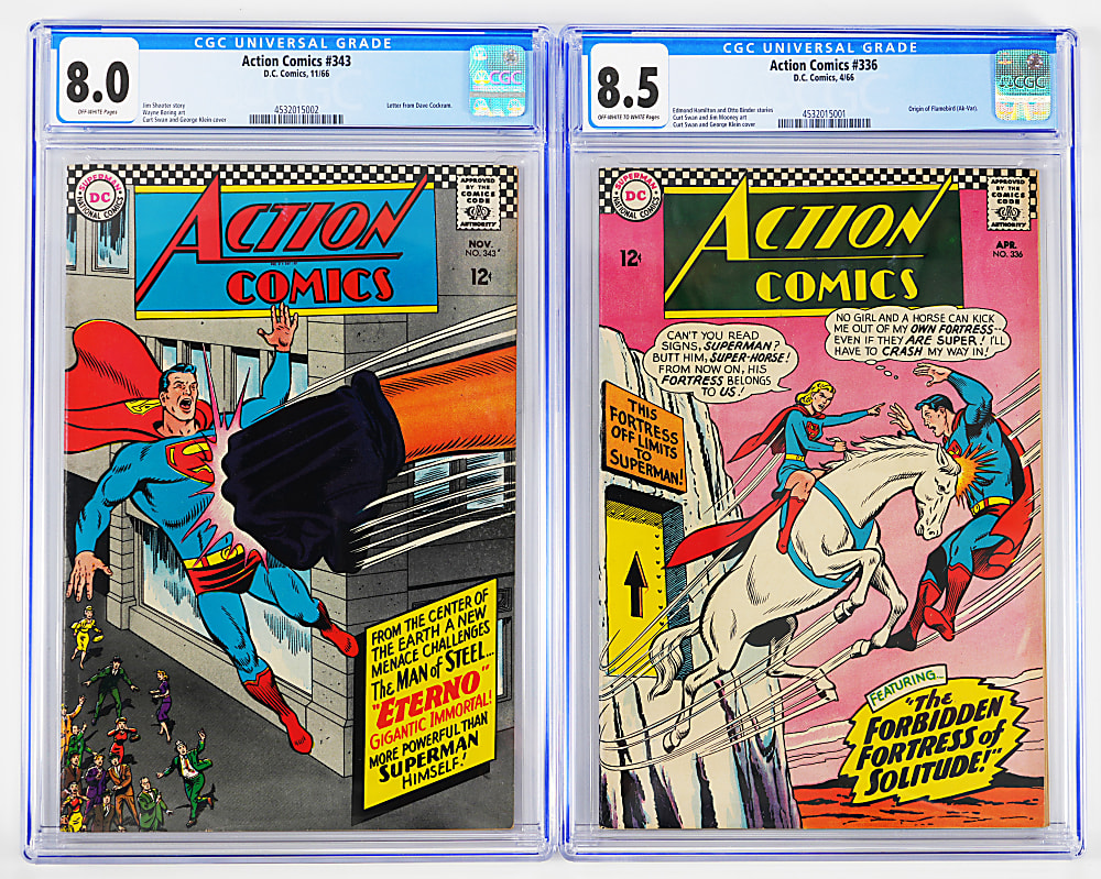 1961-1971 DC Super-Hero Comic Books (11) with (5) CGC Graded